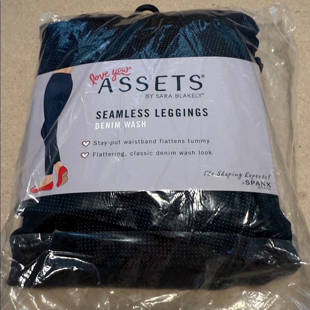 SPANX Denim Wash Seamless Leggings